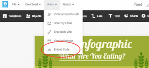 embed infographic step 1