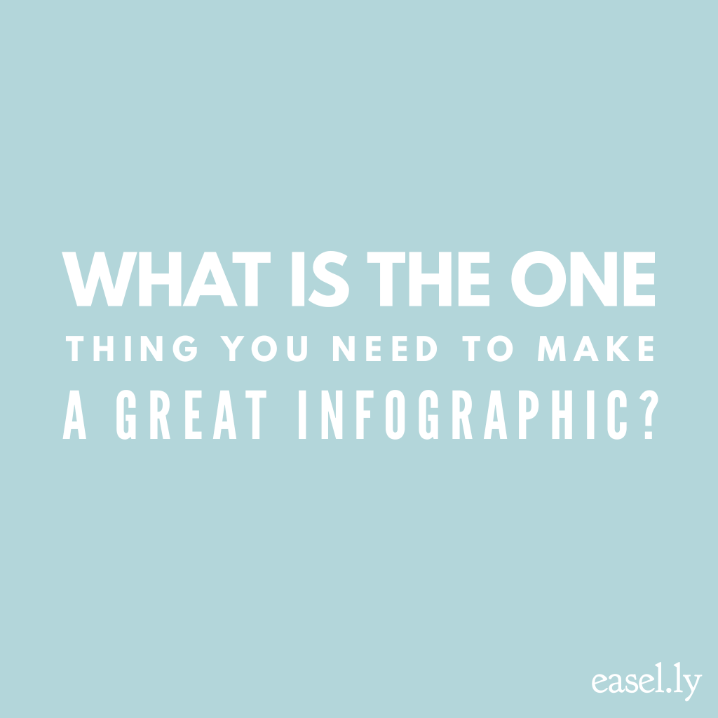 make great infographic