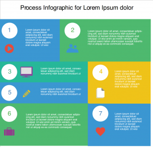 list infographic template
