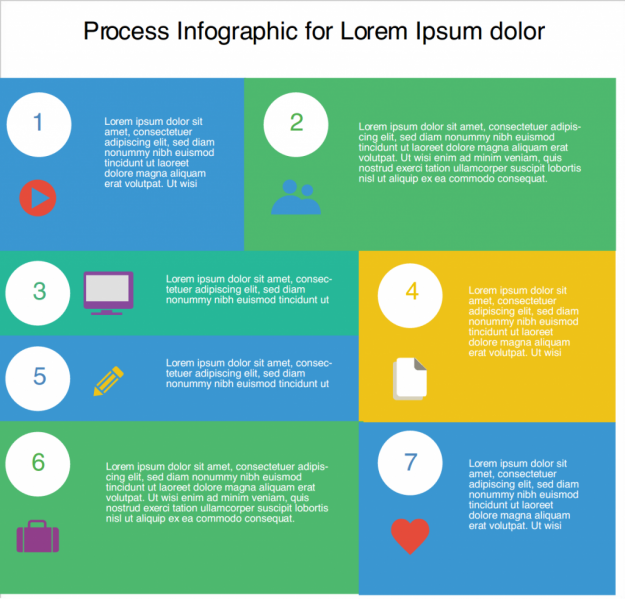 list infographic template