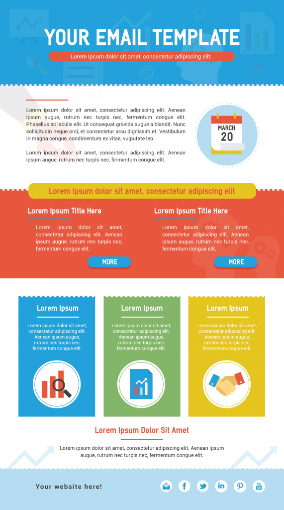 infographic email template