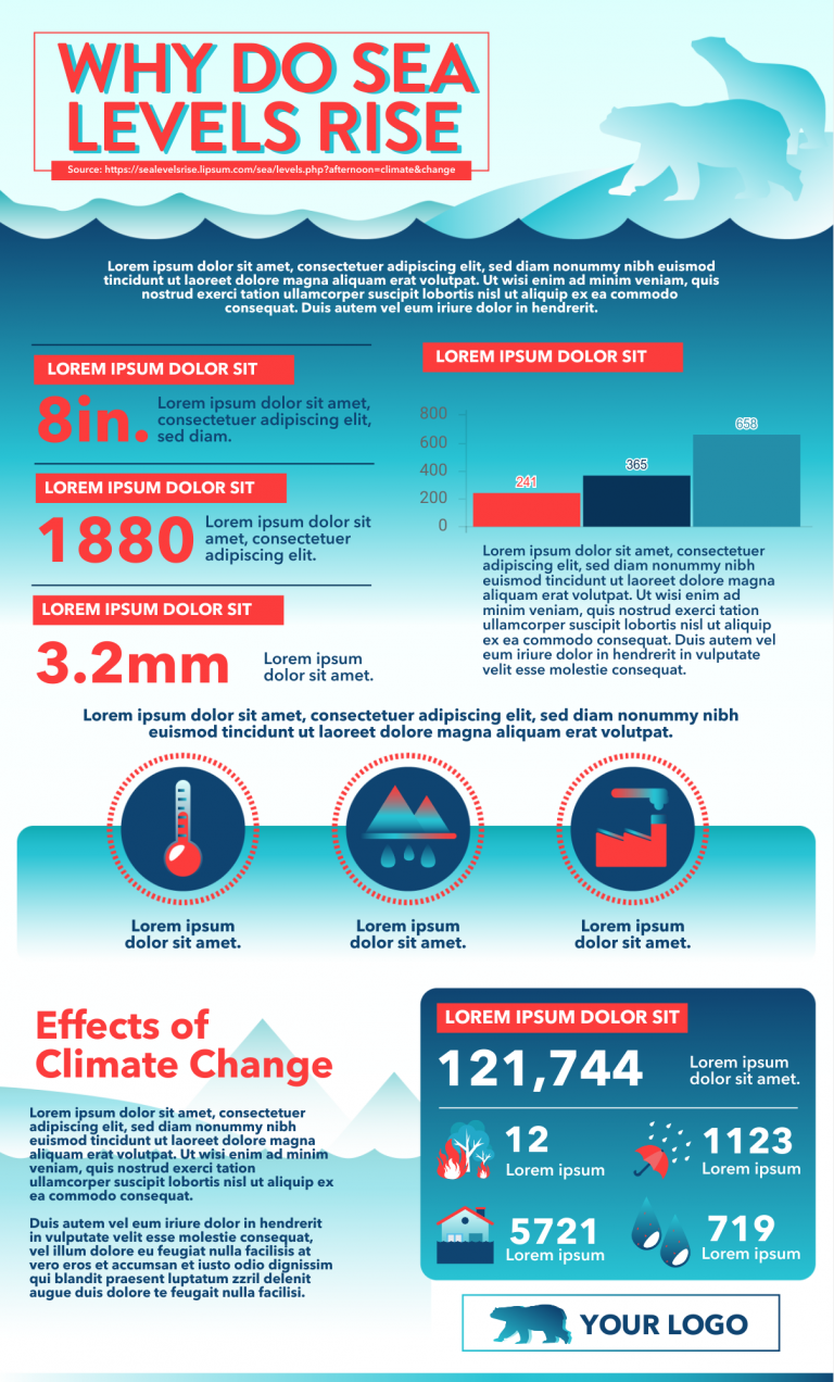 Global Warming Infographic Template