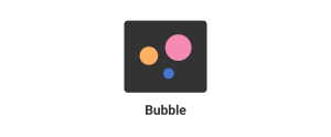 Bubble chart icon