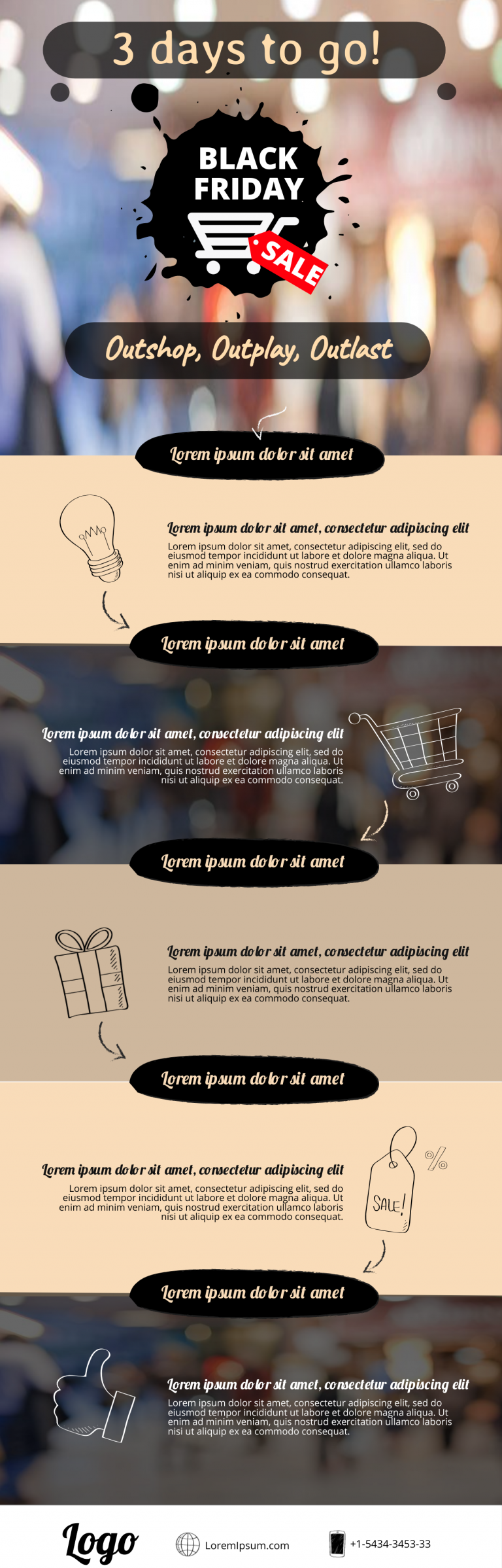 Black Friday Infographic Template