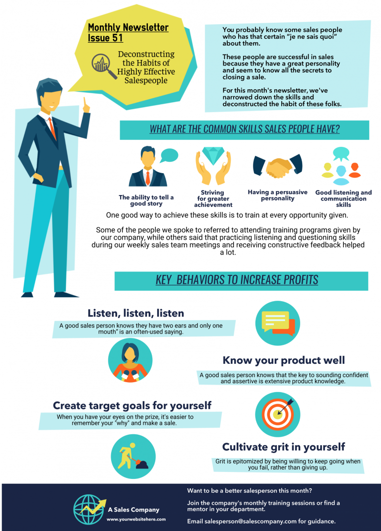 example of internal communications infographic newsletter