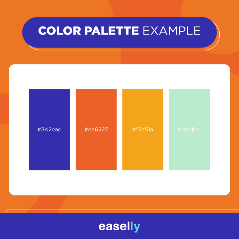 color palette example for your brand