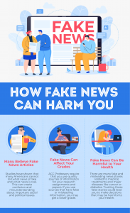 Fake news infographic template