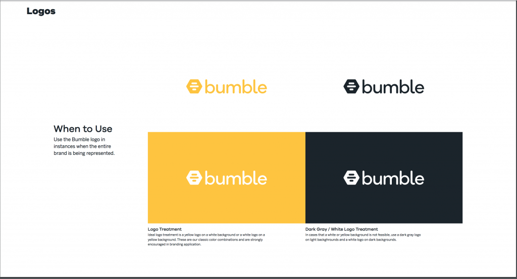 Bumble visual branding 1 2