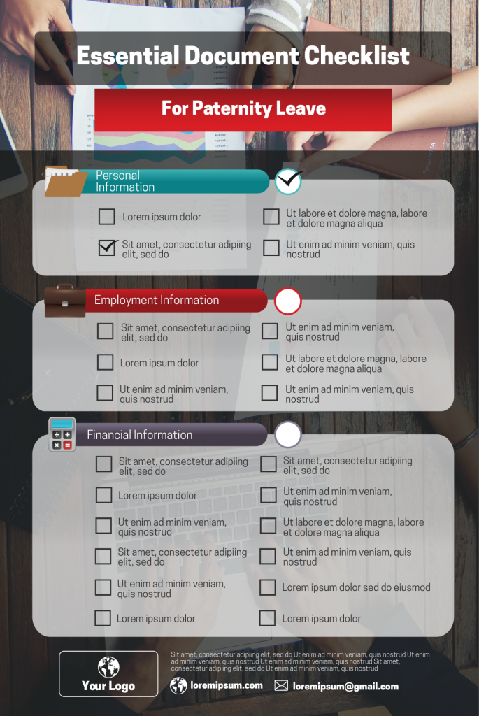 workplace checklist infographic template