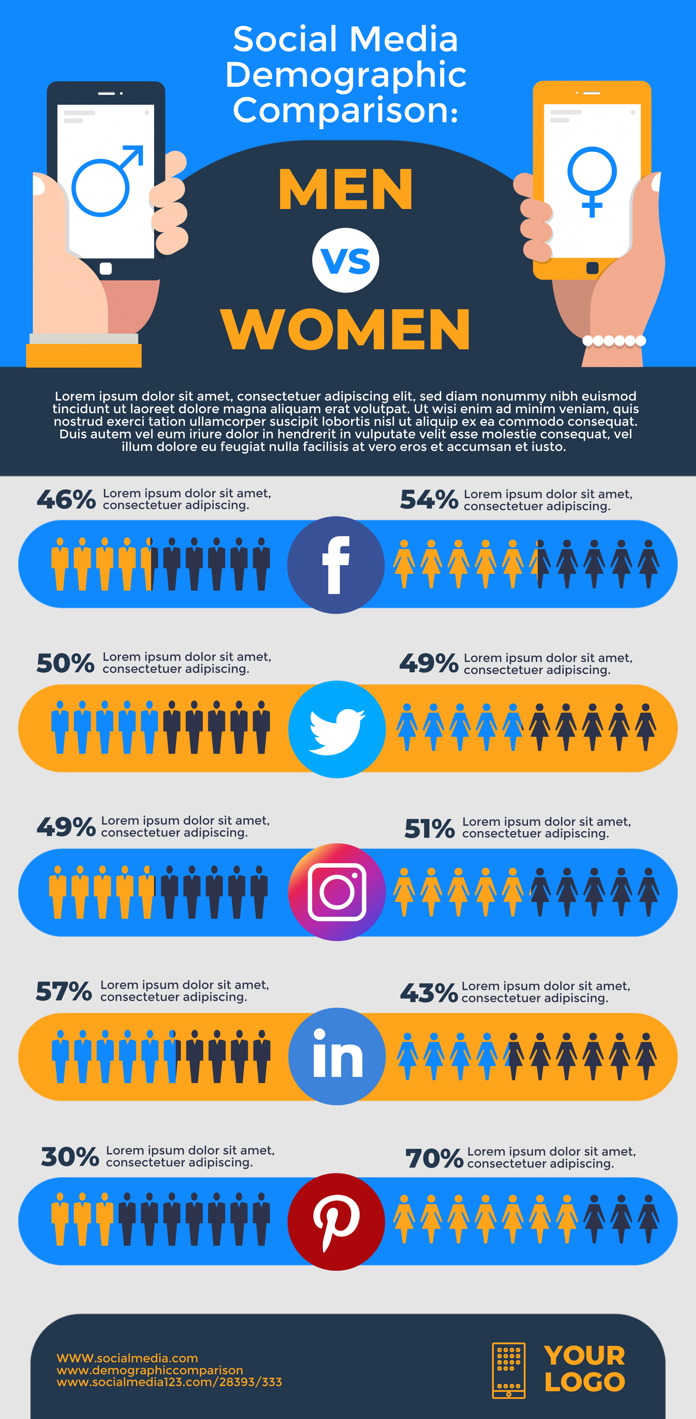 Social Media Infographic Template