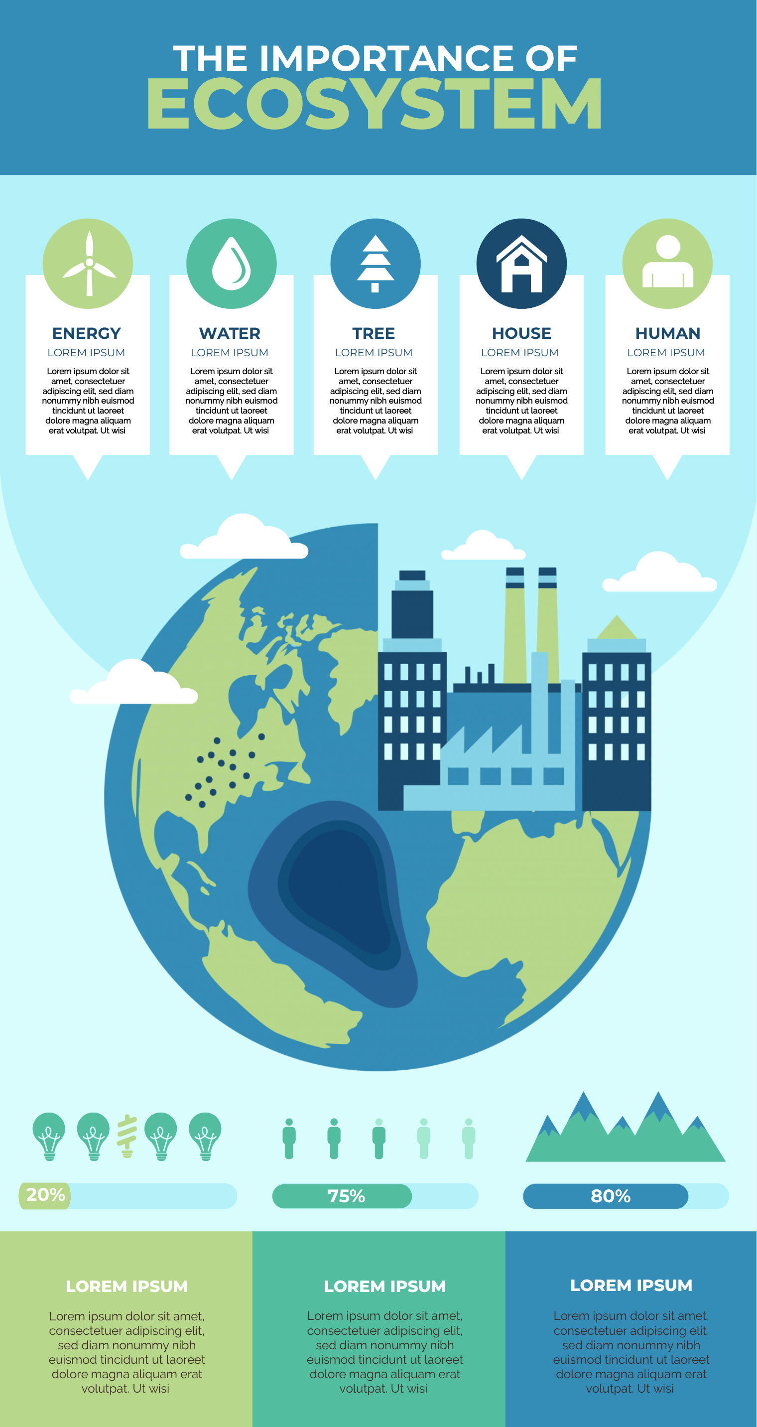 An infographic about ecosystems