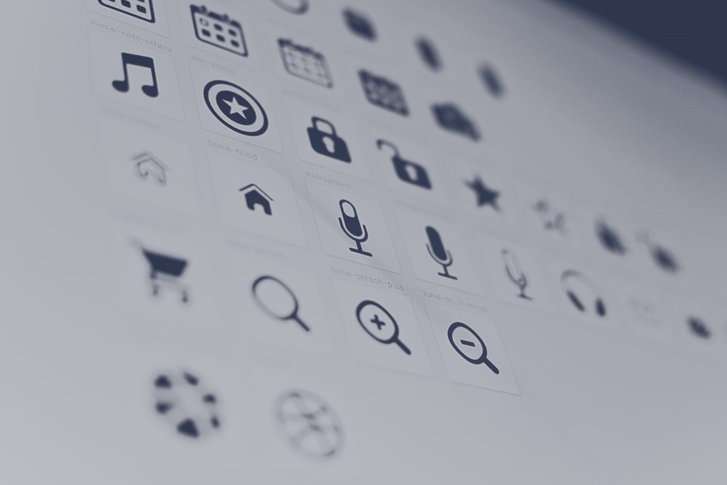 an image of clear icons.